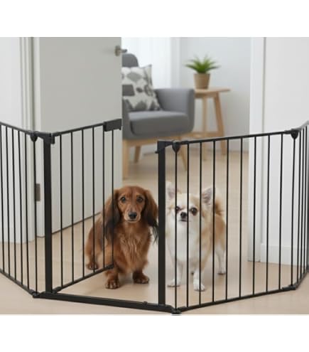 Amazon.co.jp: 木製おくだけドア付ペットゲートH レギュラー ブラウン
